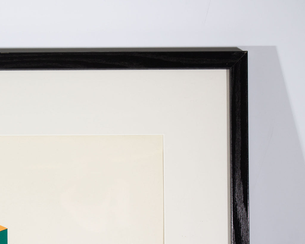 Michael Challenger 1970 “Vexations” Op Art Serigraph