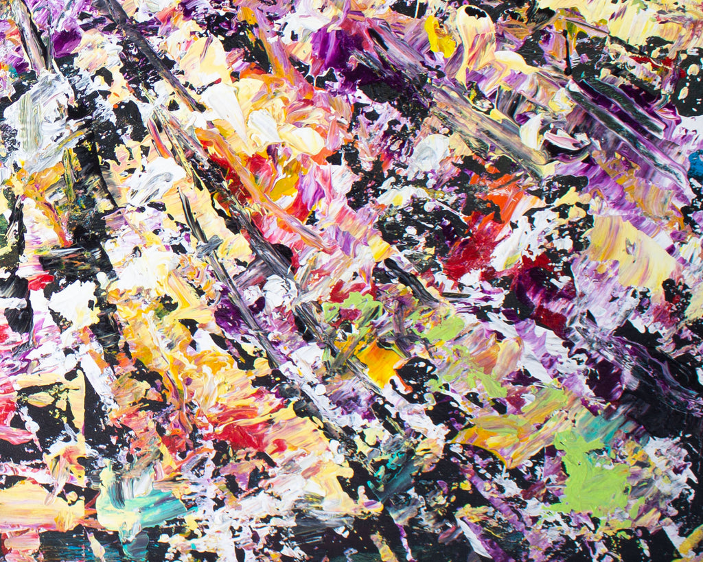 John Strickland Acrylic on Canvas Abstract Painting