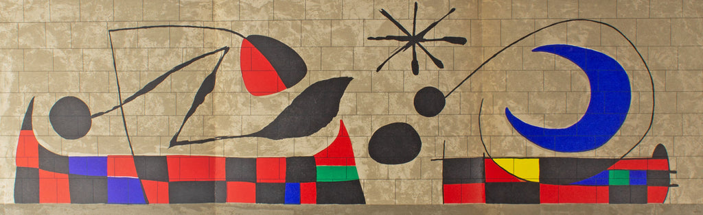 Joan Miró 1958 “Mur de la Lune” Lithograph from “Derriere le Miroir”