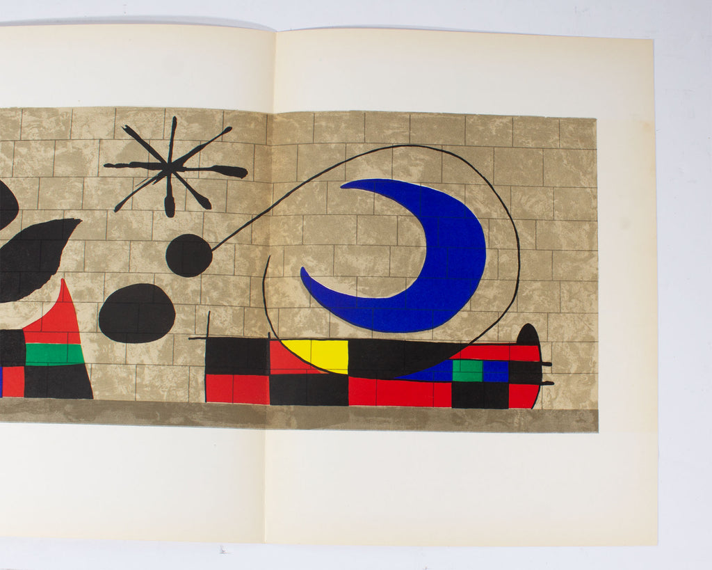 Joan Miró 1958 “Mur de la Lune” Lithograph from “Derriere le Miroir”