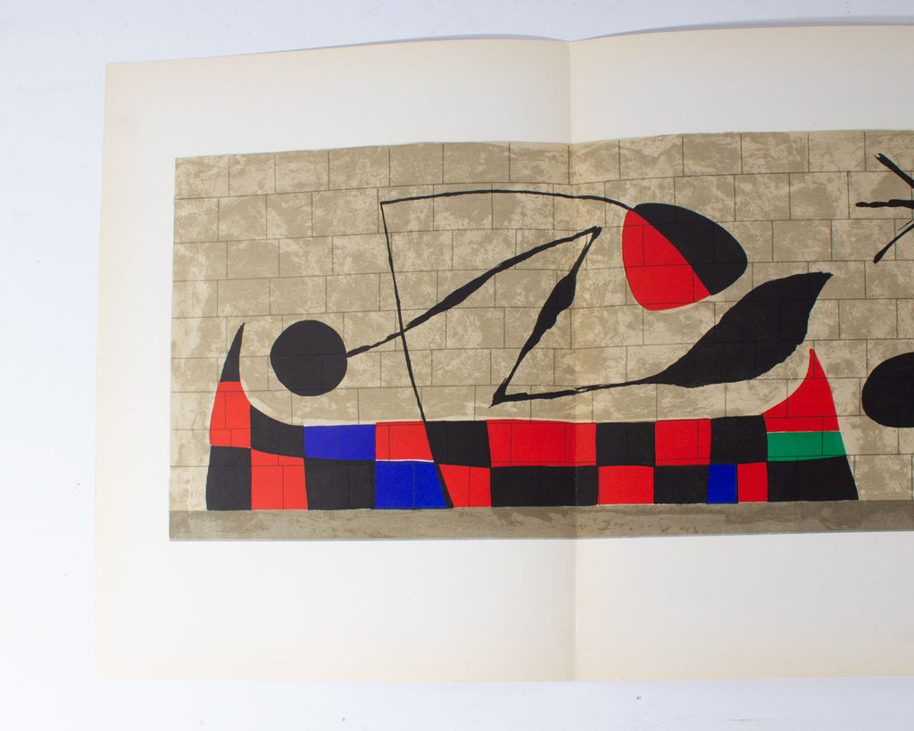 Joan Miró 1958 “Mur de la Lune” Lithograph from “Derriere le Miroir”
