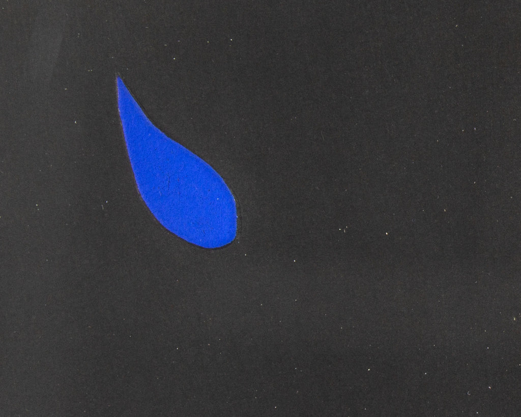Haku Maki 1971 “Poem 71-44 (Moon)” Woodblock Print