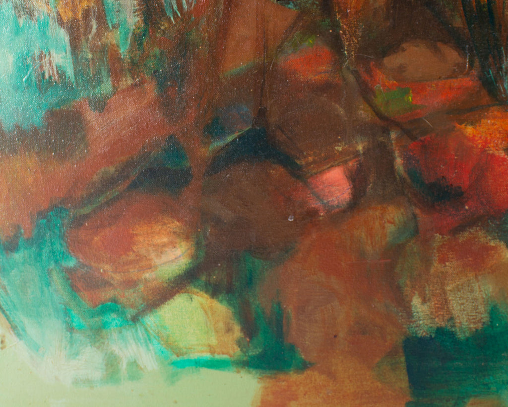 Gunn Oil on Canvas Painting of a Tree