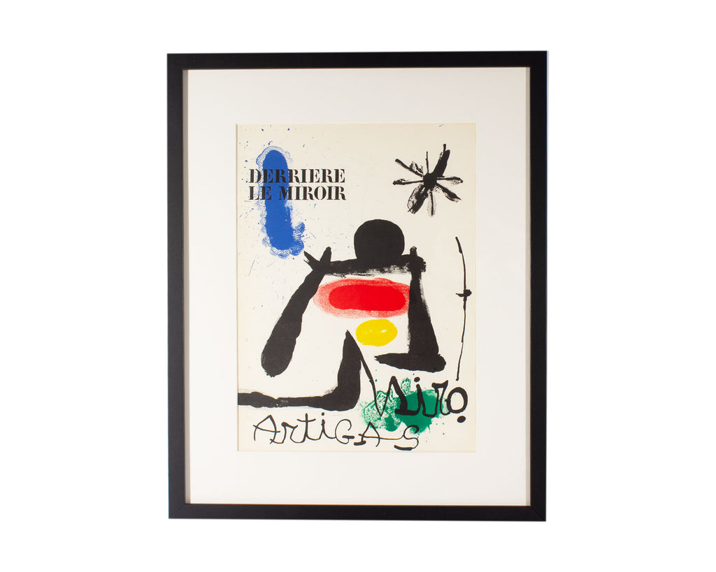 Joan Miró 1963 Lithograph from “Derriere le Miroir,” No. 139/140