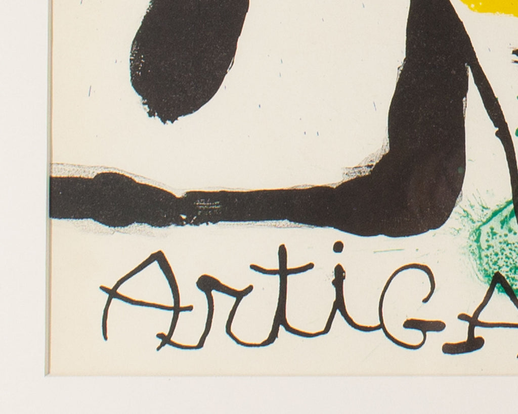 Joan Miró 1963 Lithograph from “Derriere le Miroir,” No. 139/140