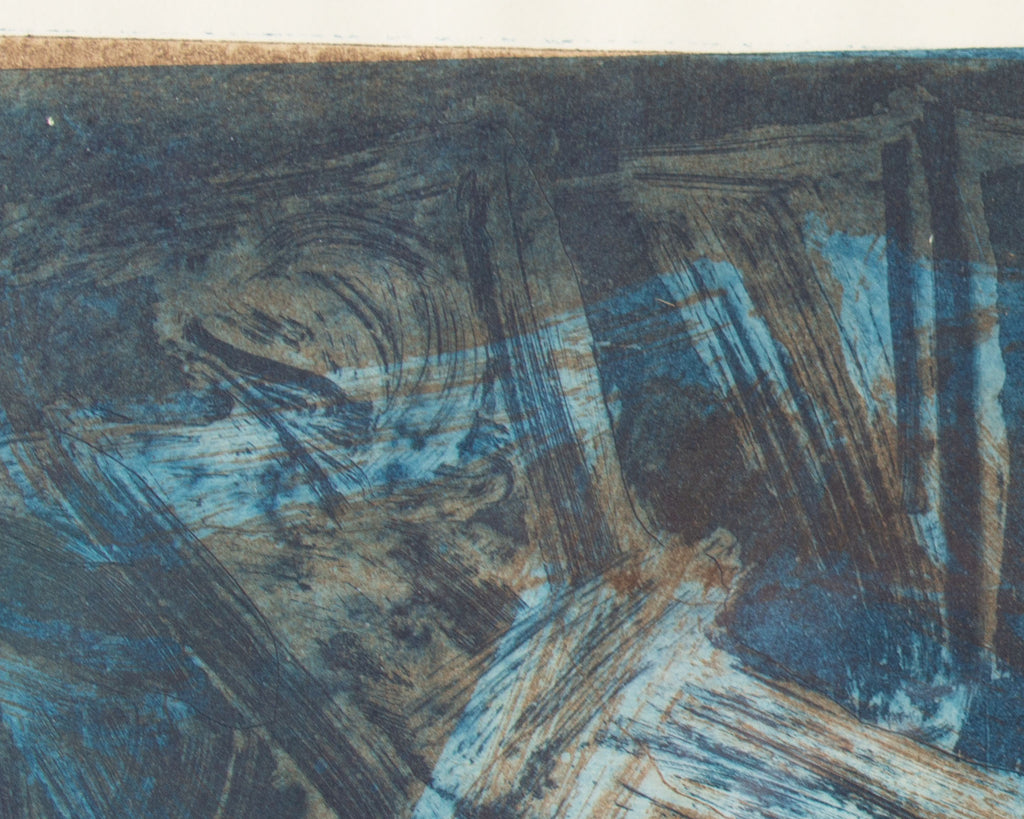 Robert C. Ray 1974 “Hodaka” Abstract Aquatint Print