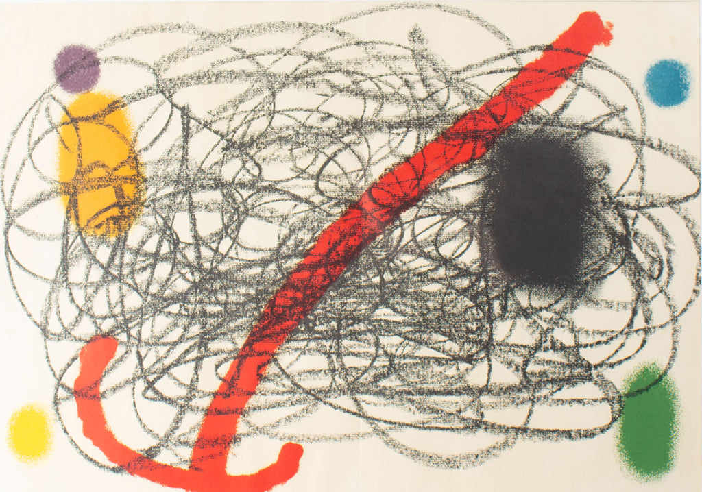 Joan Miró 1961 Lithograph from “Derriere le Miroir,” No. 125/126