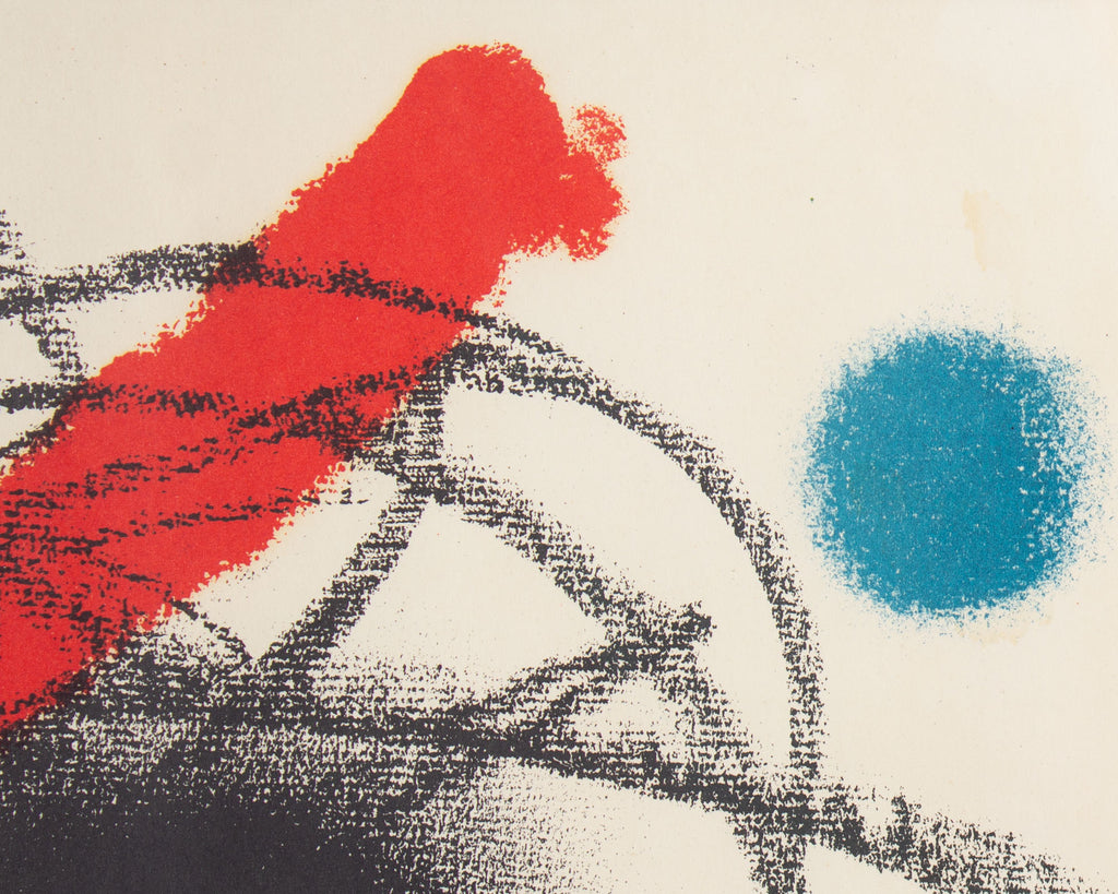 Joan Miró 1961 Lithograph from “Derriere le Miroir,” No. 125/126