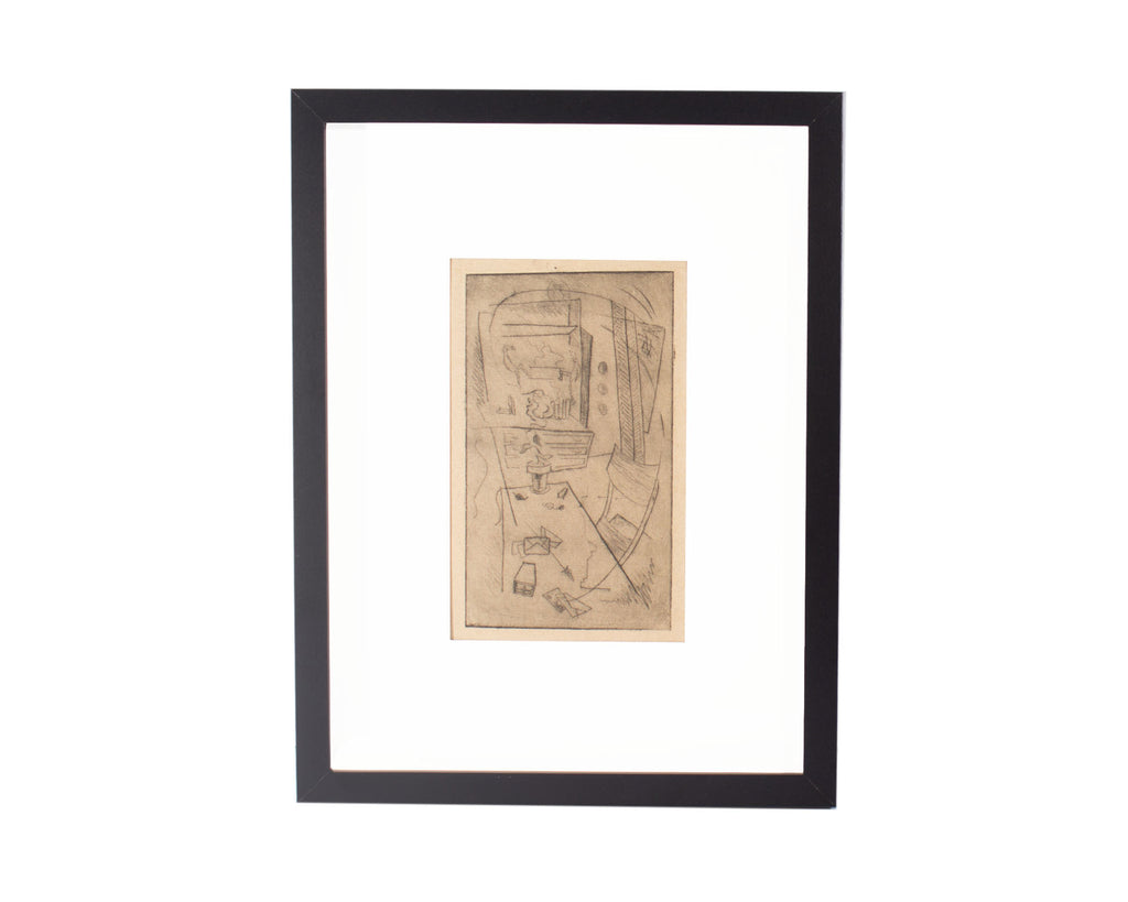 Robert C. Ray Abstract Etching of an Interior