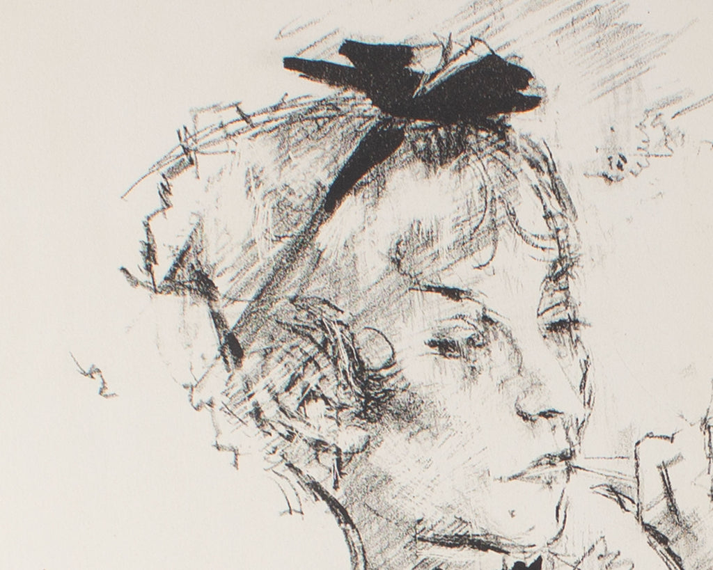 Jack Levine Signed “Brechtiana” Limited Edition Lithograph