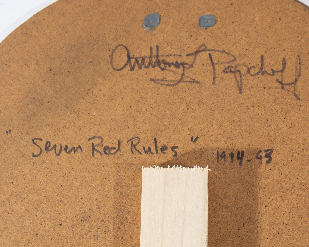 Anthony Louis Popcheff 1990s “Seven Red Rules” Collage
