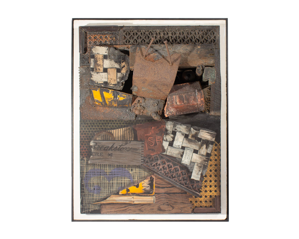 James Spencer Russell 1960 Mixed Media Wall Assemblage