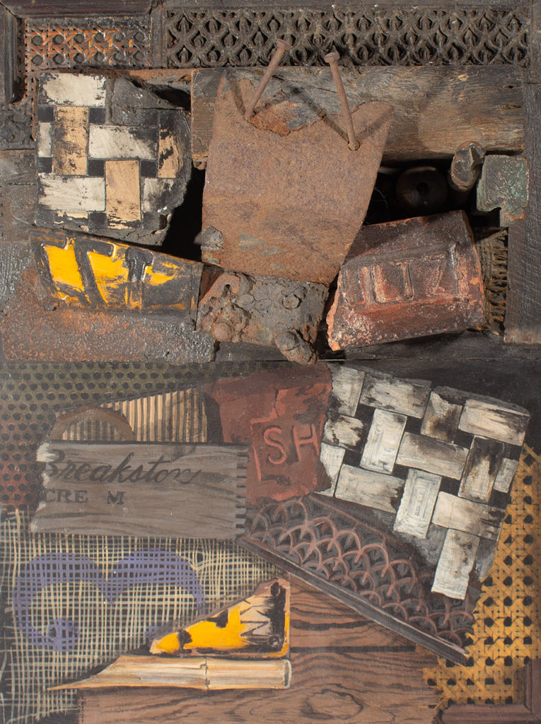 James Spencer Russell 1960 Mixed Media Wall Assemblage
