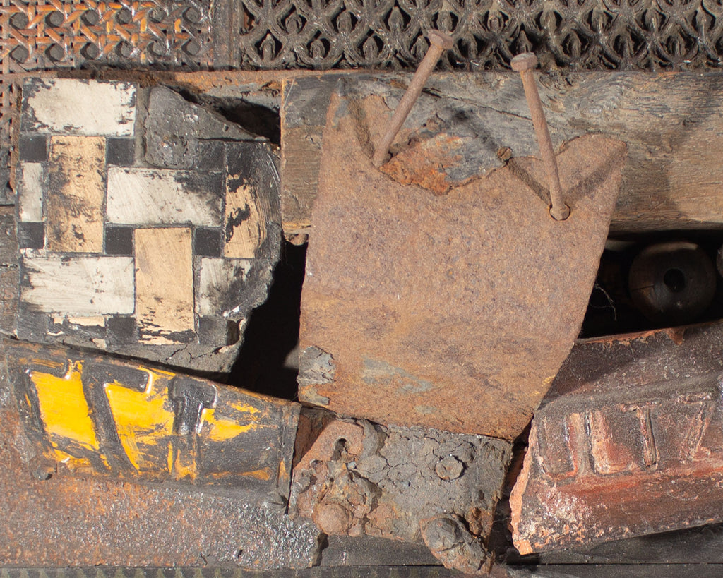James Spencer Russell 1960 Mixed Media Wall Assemblage