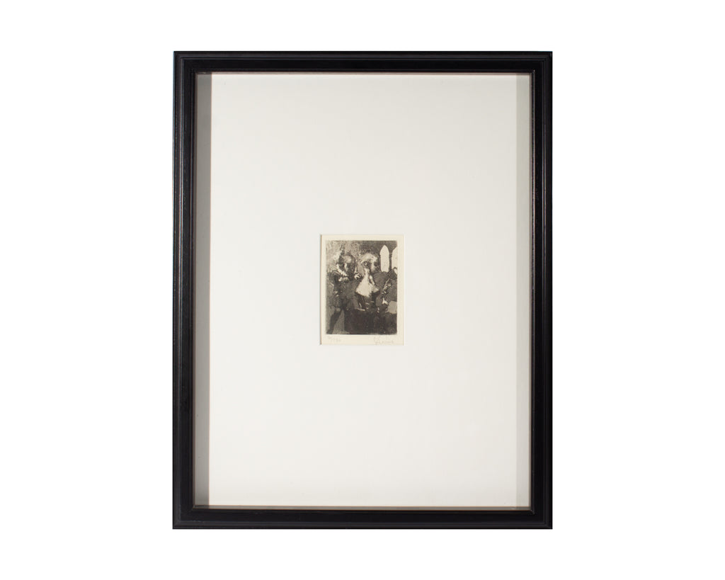 Jack Levine 1965 “La Toilette (or Volpone IV)” Etching