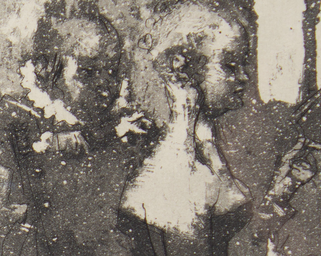 Jack Levine 1965 “La Toilette (or Volpone IV)” Etching