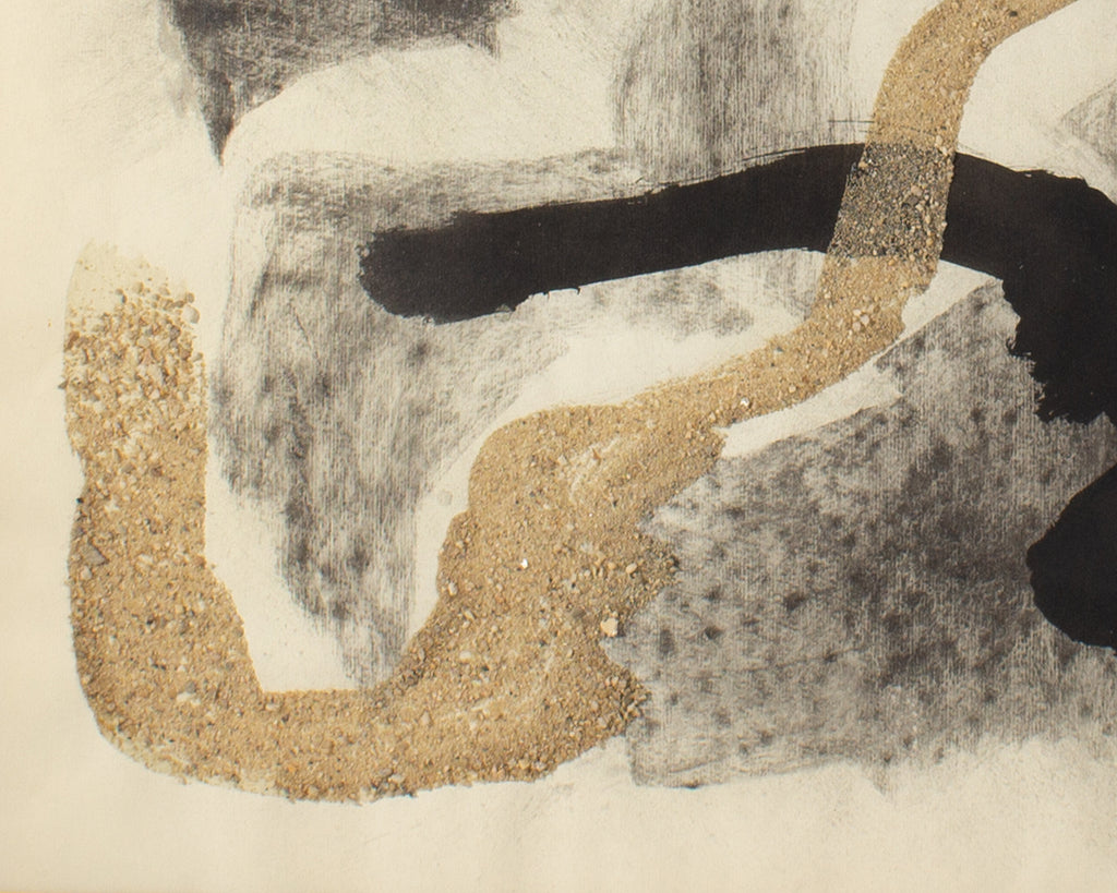 James Spencer Russell 1958 Mixed Media Painting and Collage on Paper