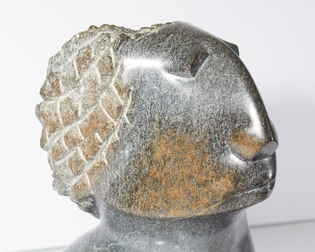 Moses Masaya Stone Bust Sculpture