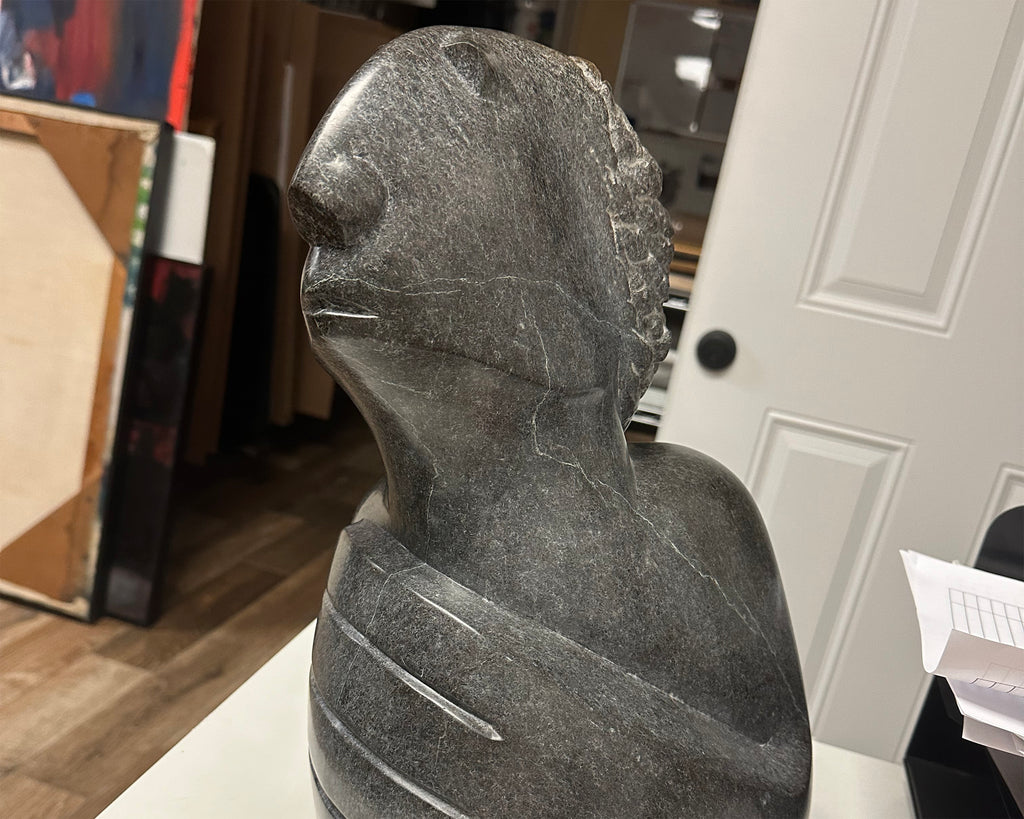Moses Masaya Stone Bust Sculpture