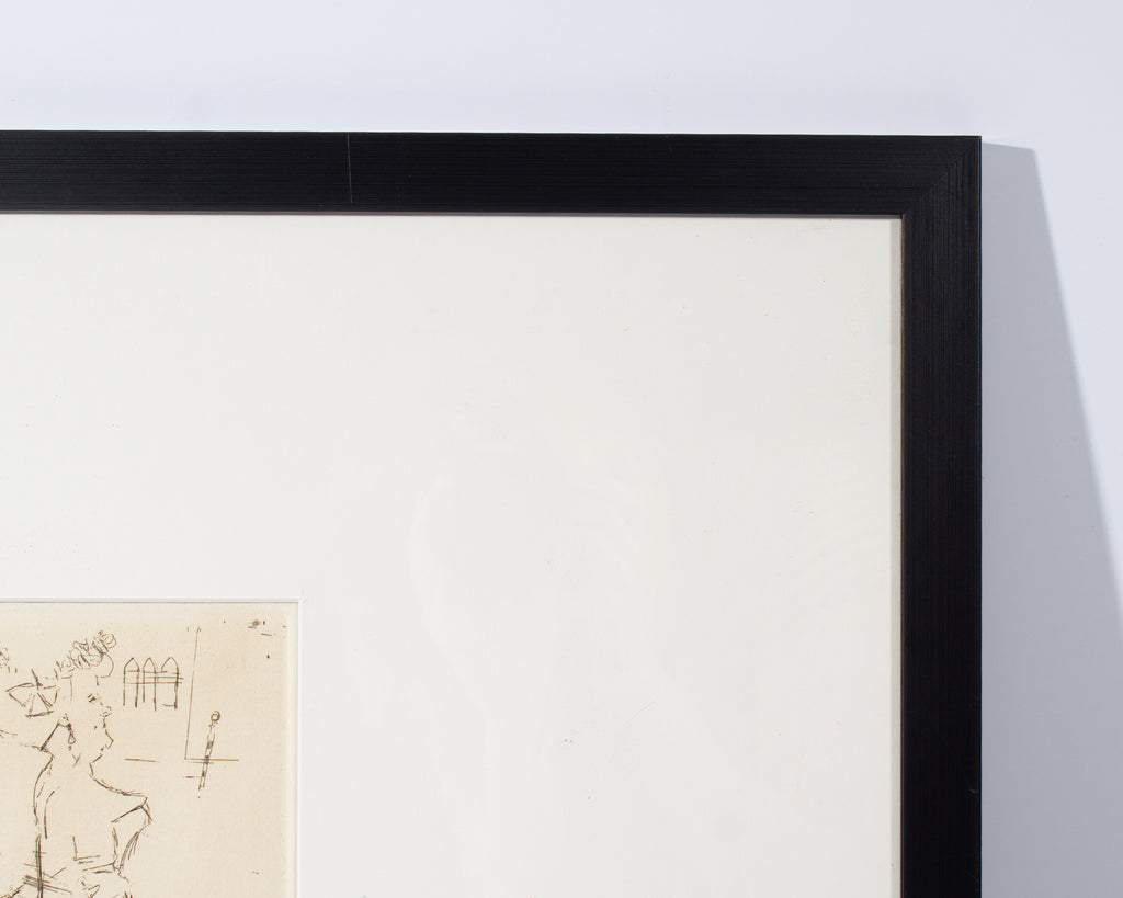 Jack Levine Limited Edition Etching