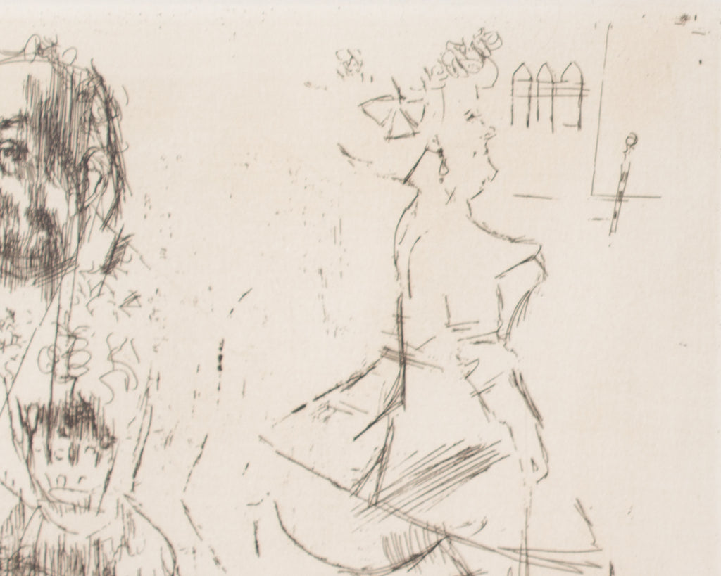 Jack Levine Limited Edition Etching