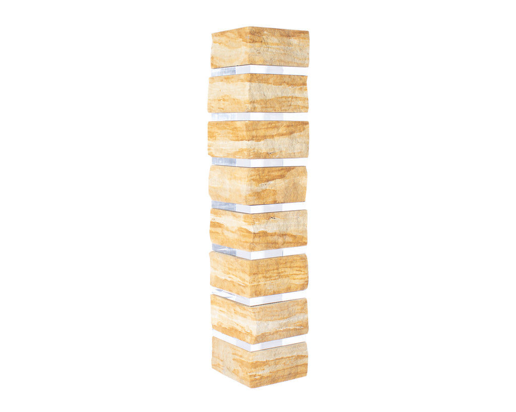 Anna Lee Chalos-McAleese Sandstone and Acrylic Sculpture