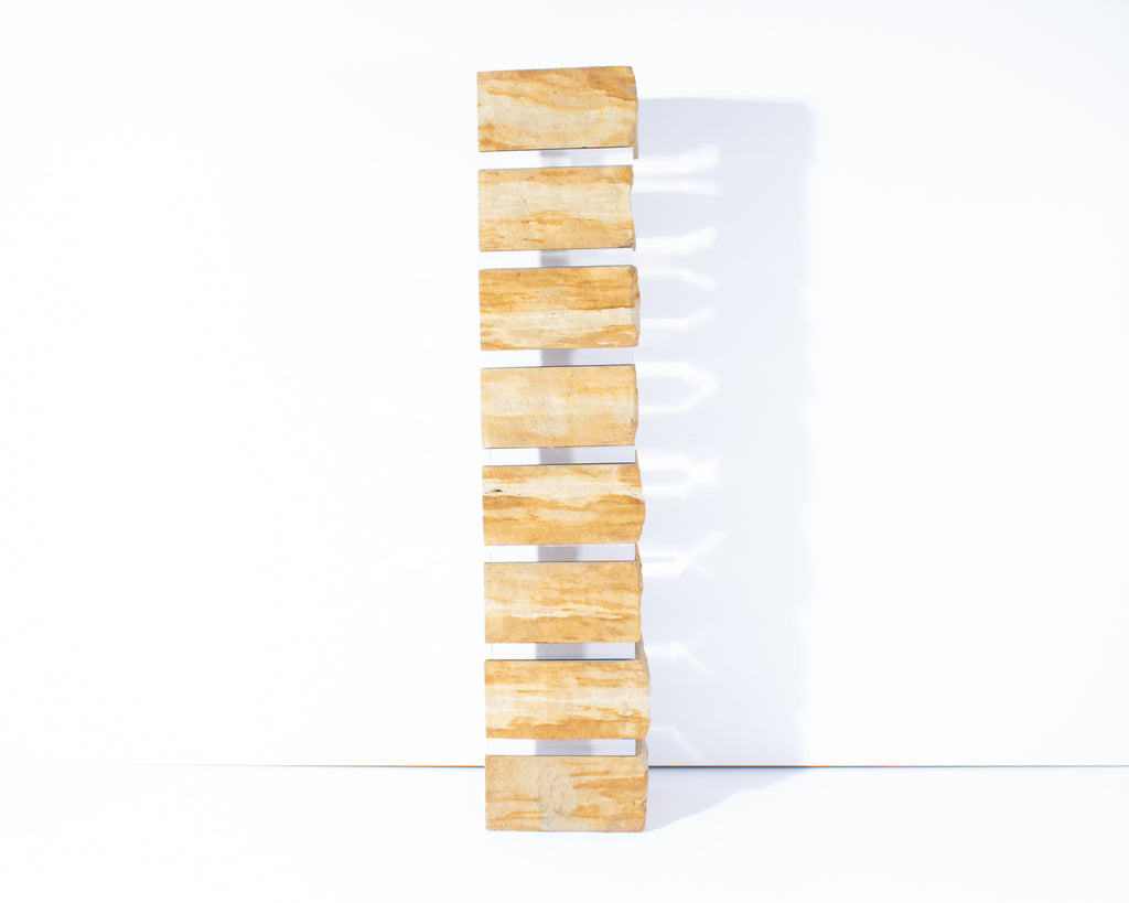 Anna Lee Chalos-McAleese Sandstone and Acrylic Sculpture