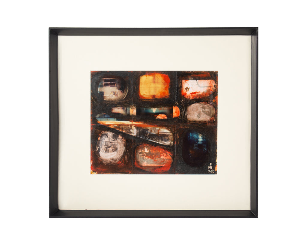 Robert C. Ray 1970 Mixed Media Painting and Collage