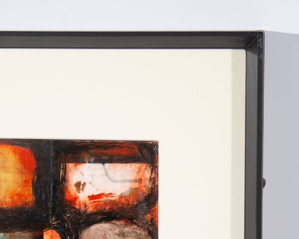 Robert C. Ray 1970 Mixed Media Painting and Collage