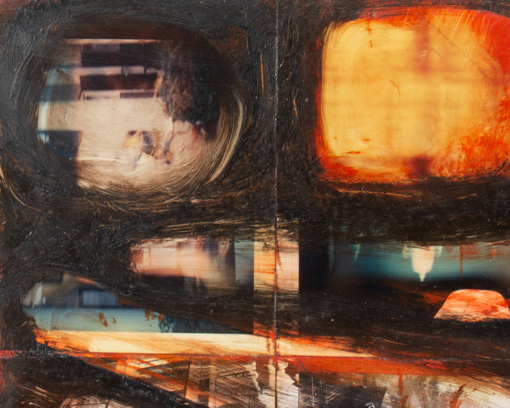 Robert C. Ray 1970 Mixed Media Painting and Collage