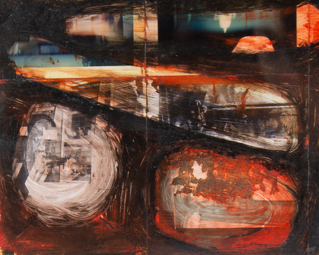 Robert C. Ray 1970 Mixed Media Painting and Collage