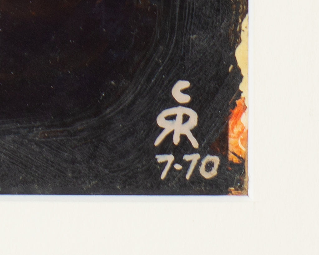 Robert C. Ray 1970 Mixed Media Painting and Collage