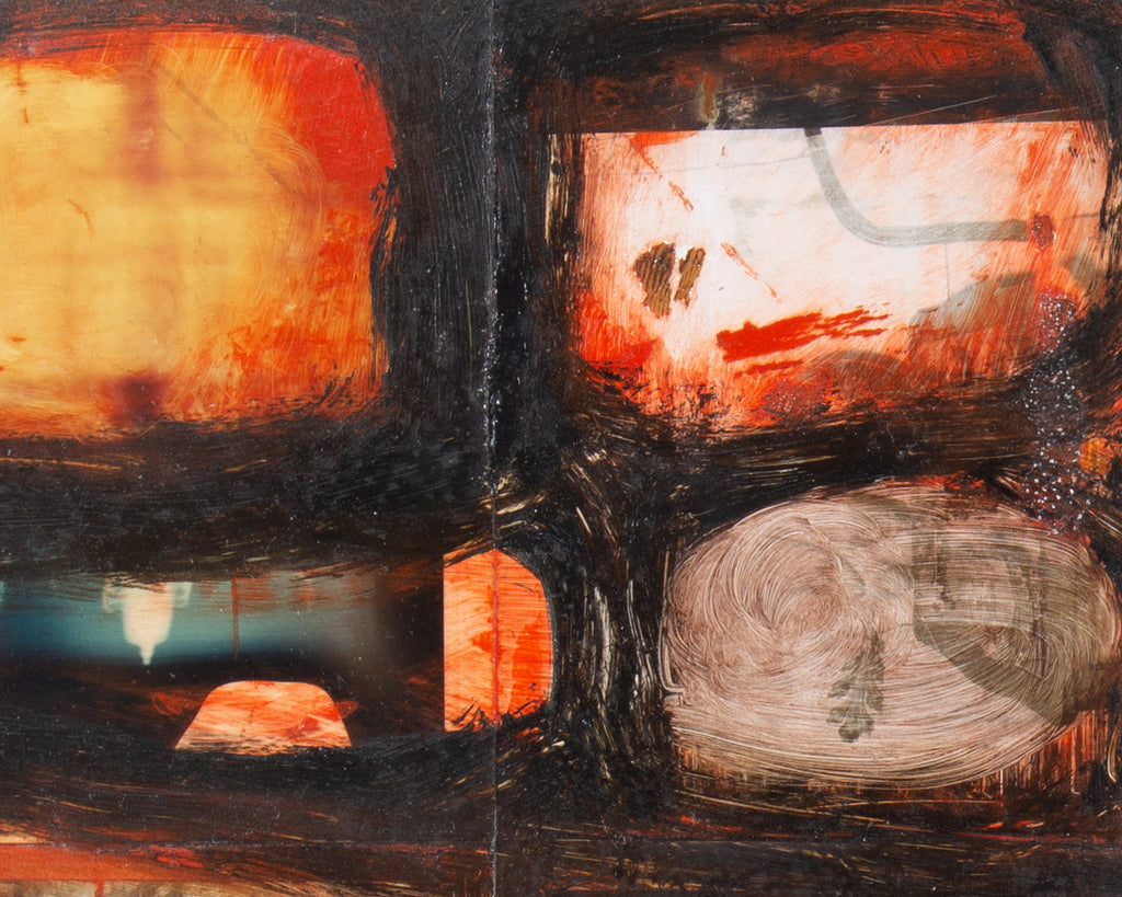 Robert C. Ray 1970 Mixed Media Painting and Collage