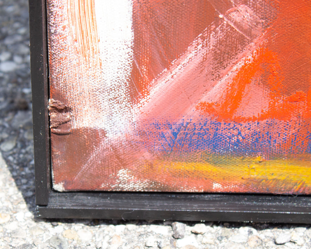 Darrell L. Anderson Abstract Oil on Canvas Diptych Painting
