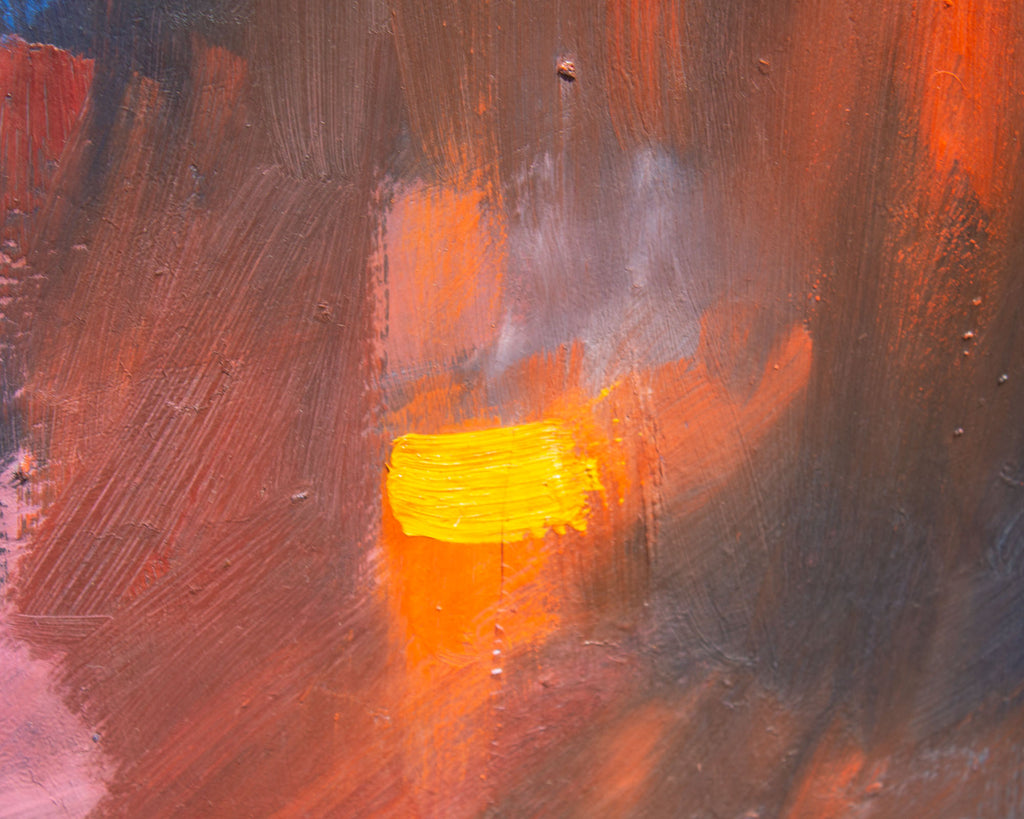 Darrell L. Anderson Abstract Oil on Canvas Diptych Painting