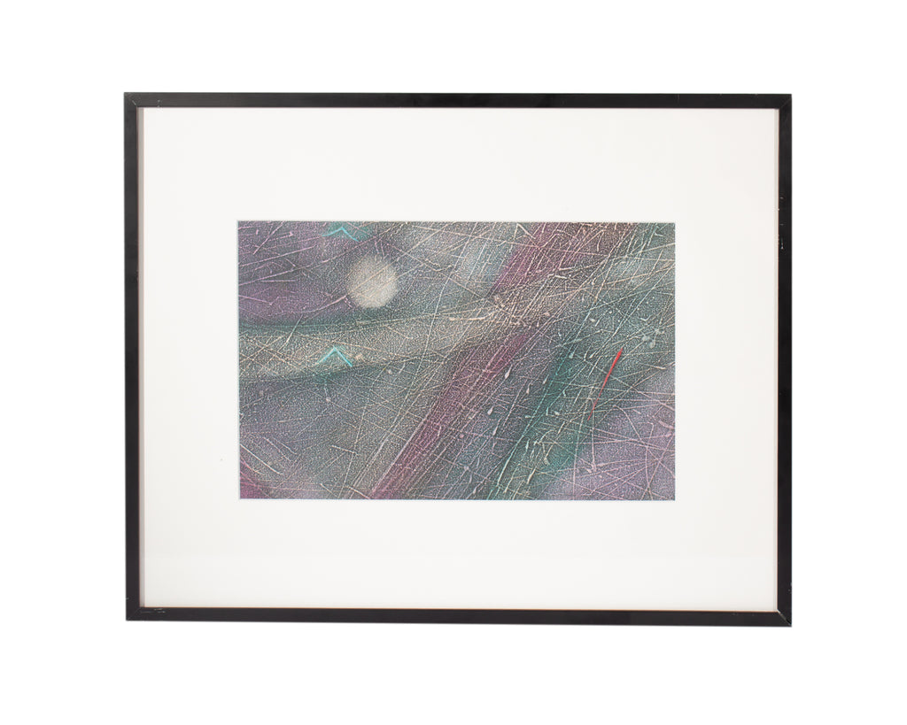 Anthony Louis Popcheff Abstract Oil on Canvas Painting