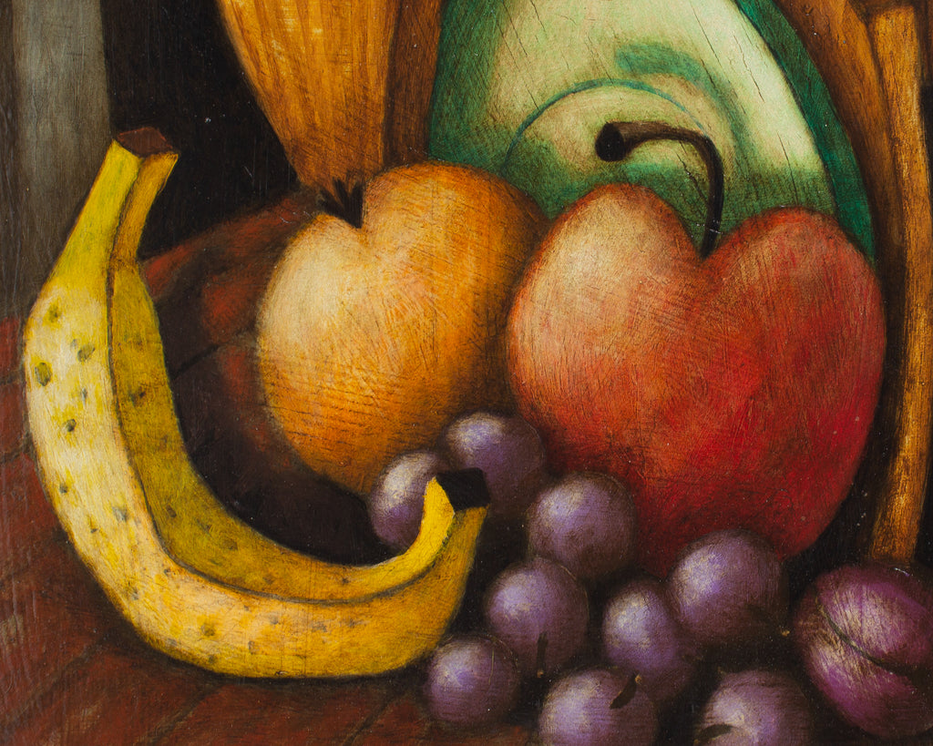 Jeff Sutherland “Slippery on the Bottom” Oil on Board Still Life Painting
