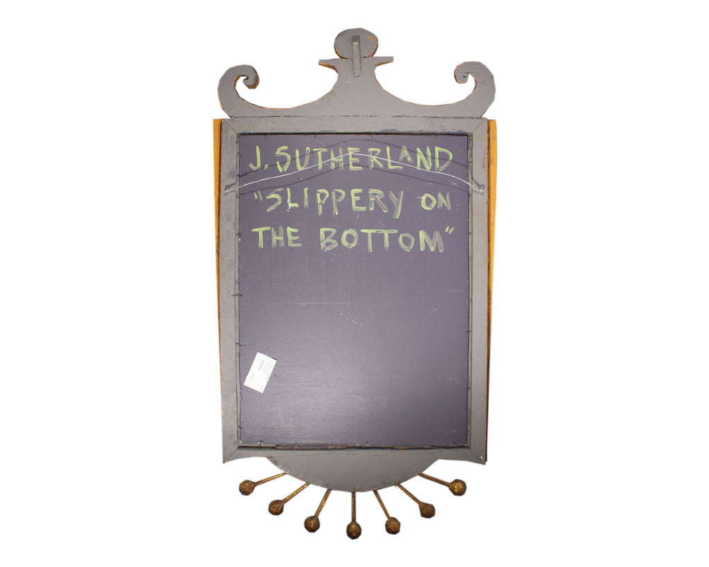 Jeff Sutherland “Slippery on the Bottom” Oil on Board Still Life Painting