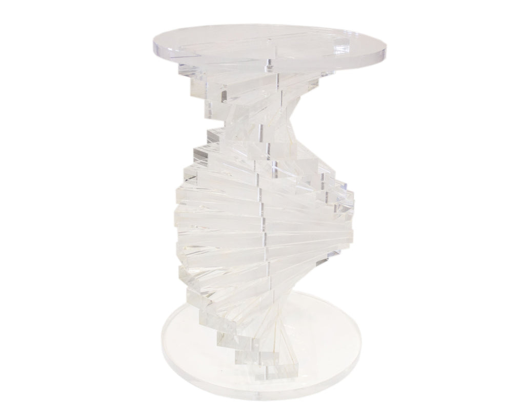 Vintage Acrylic Twist Pedestal