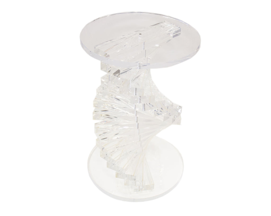 Vintage Acrylic Twist Pedestal