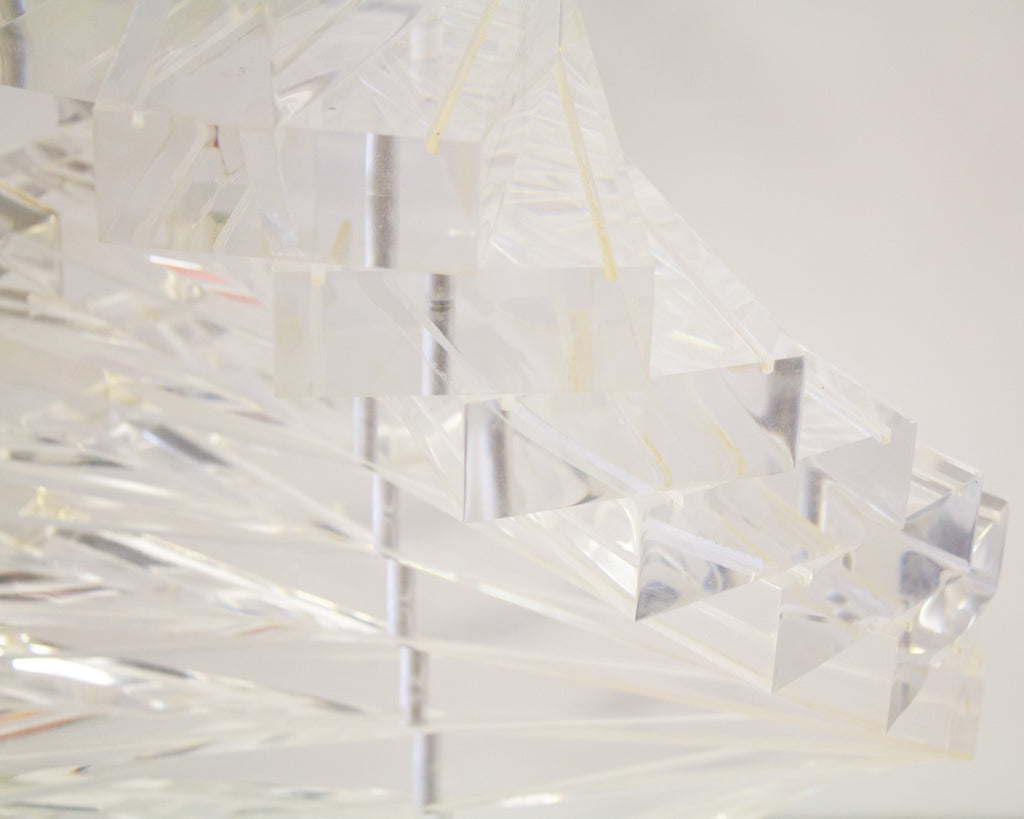 Vintage Acrylic Twist Pedestal