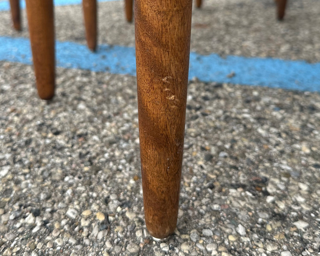 Conant Ball Mid Century Modern Maple Coffee Table with Nesting Stools