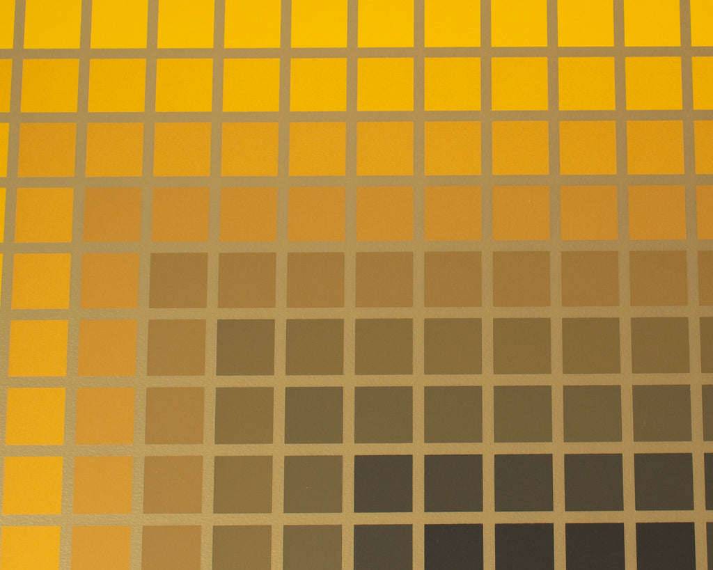 Victor Vasarely Signed “Mexico City” Op Art Serigraph Print
