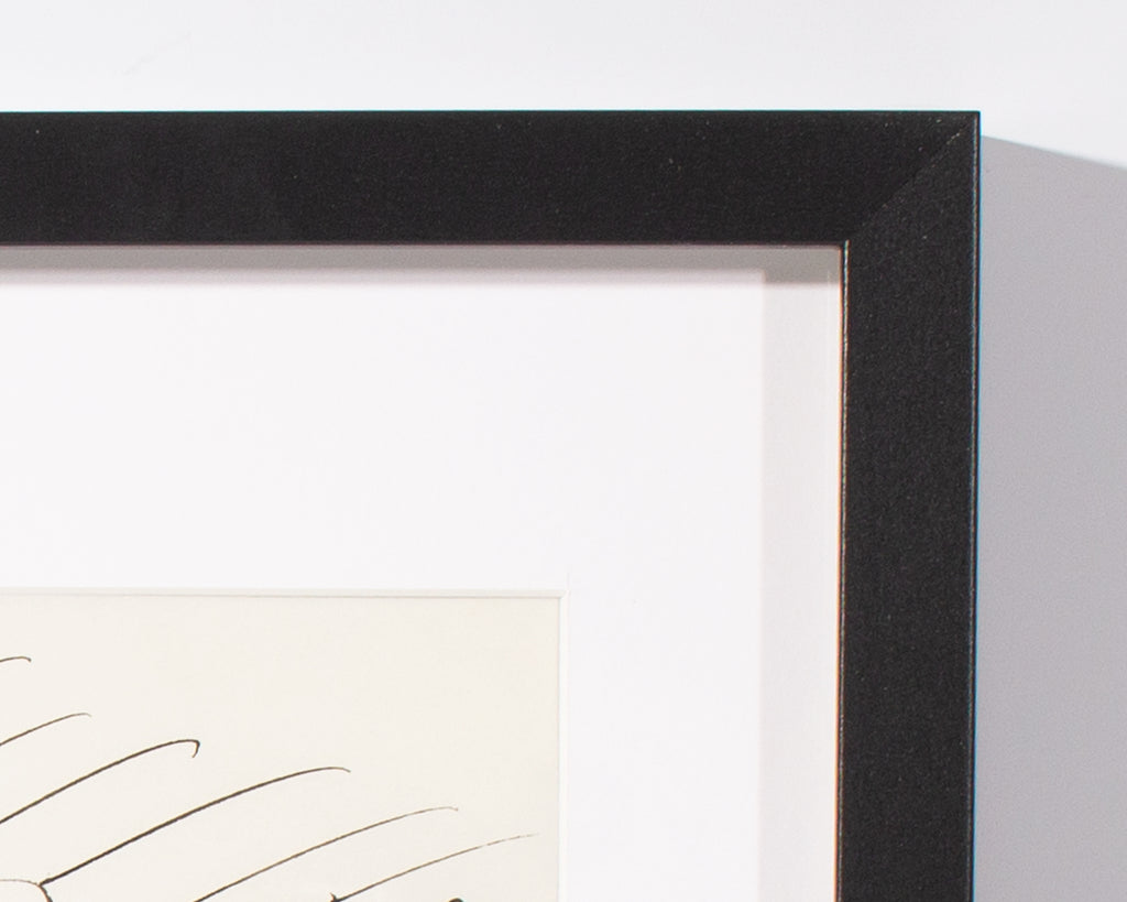 Harry Hilson 1965 Ink Drawing of Blackbirds