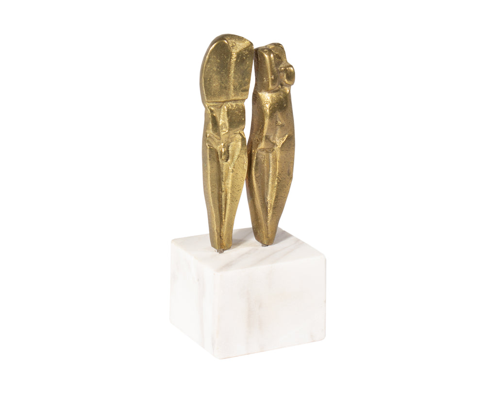 Ruth Kessler Vodicka Abstract Miniature Brass Sculpture