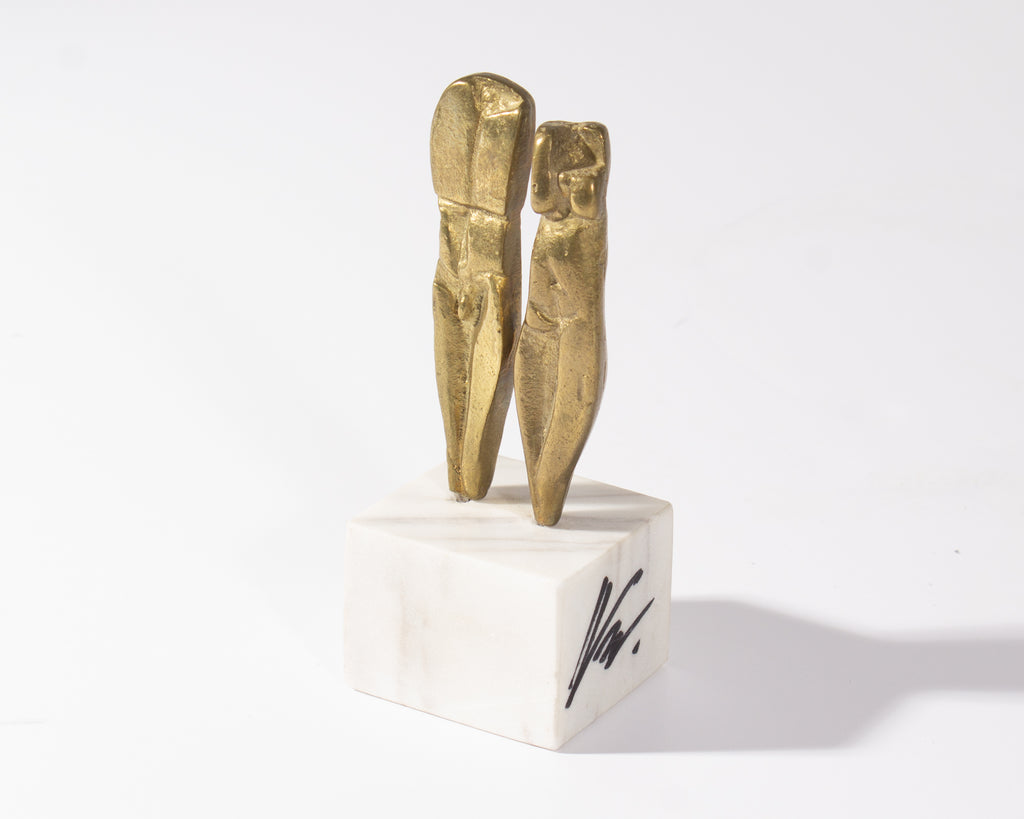 Ruth Kessler Vodicka Abstract Miniature Brass Sculpture