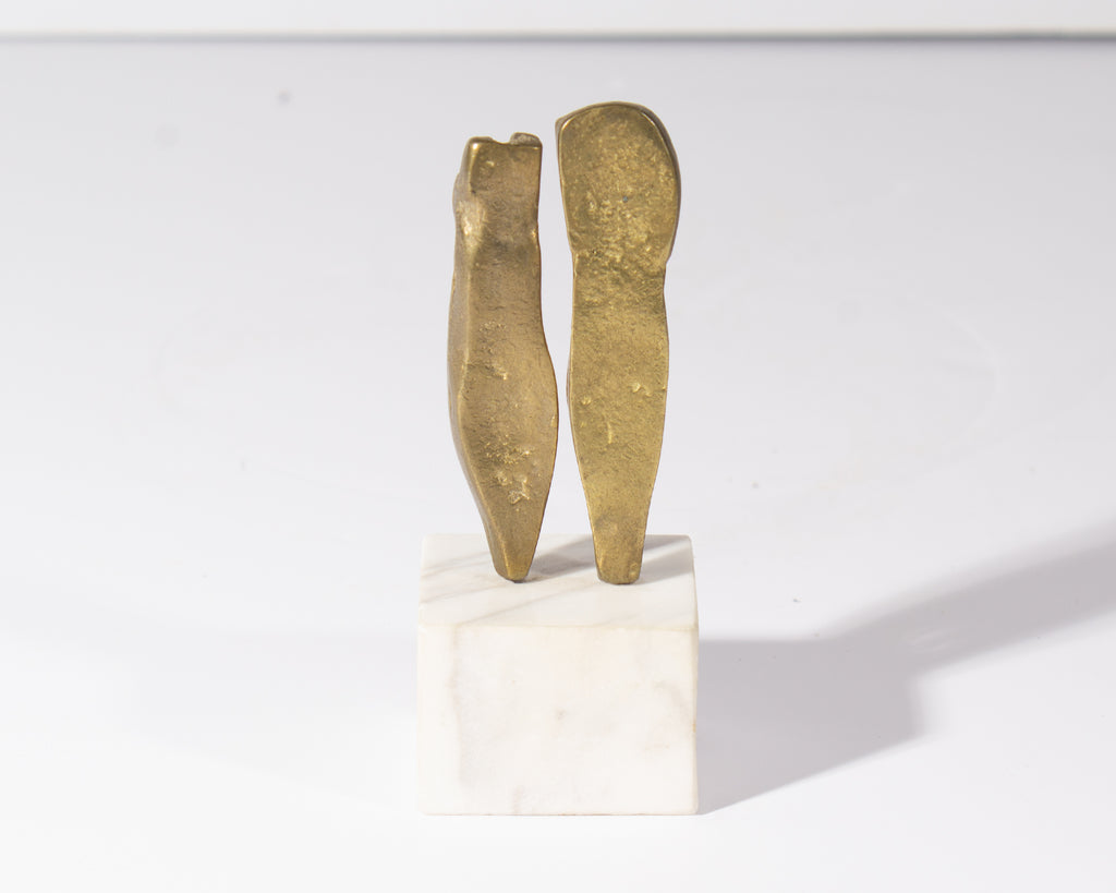 Ruth Kessler Vodicka Abstract Miniature Brass Sculpture