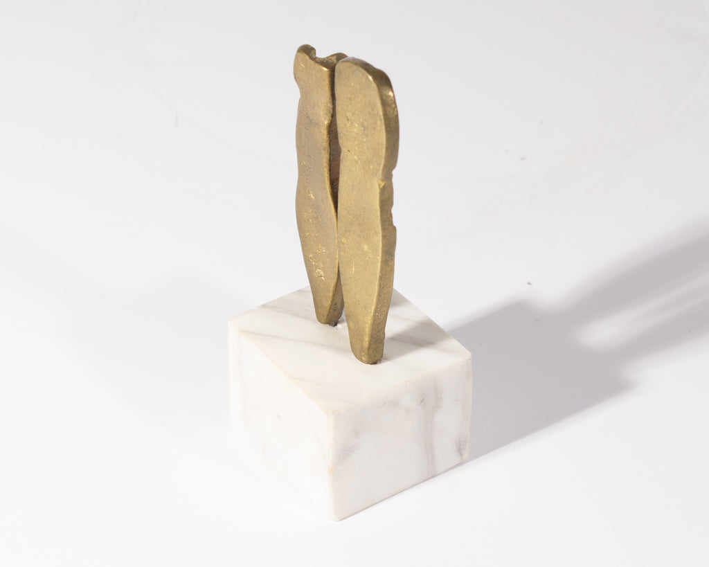 Ruth Kessler Vodicka Abstract Miniature Brass Sculpture