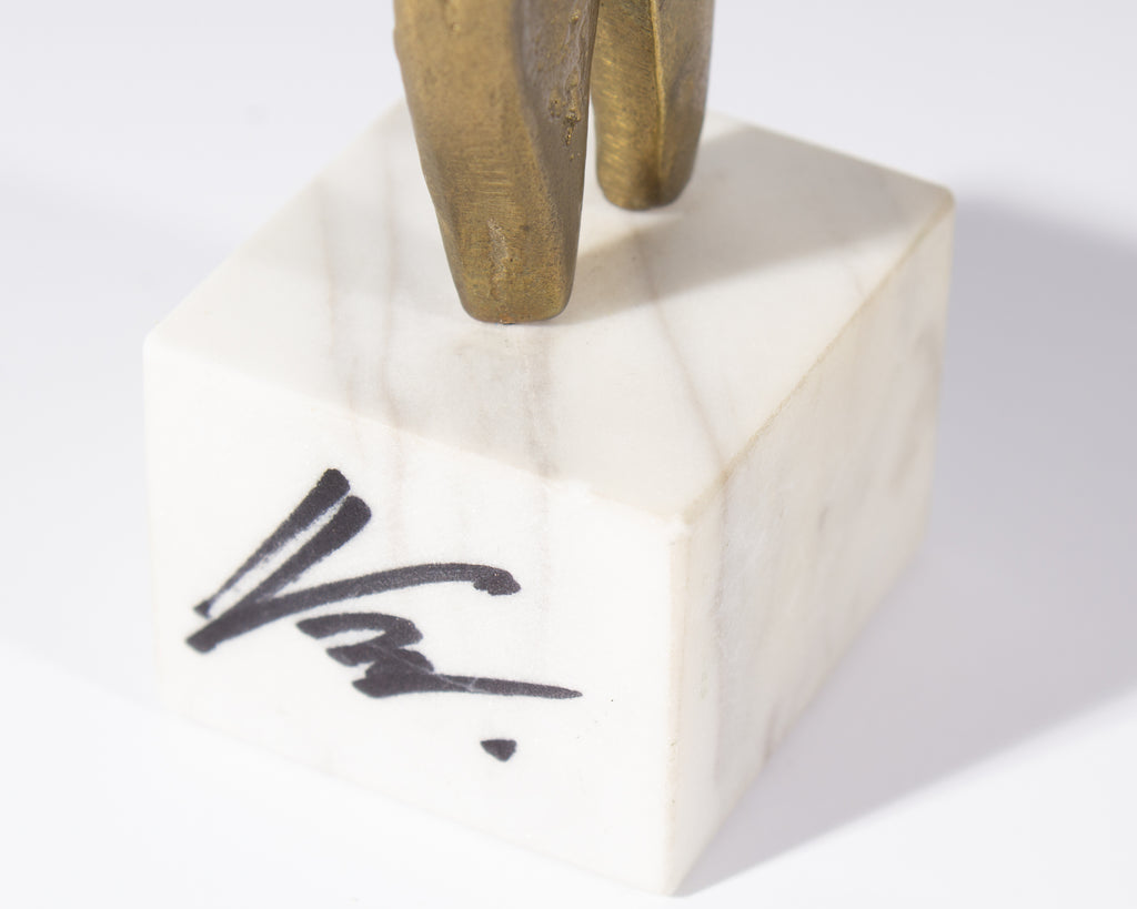 Ruth Kessler Vodicka Abstract Miniature Brass Sculpture