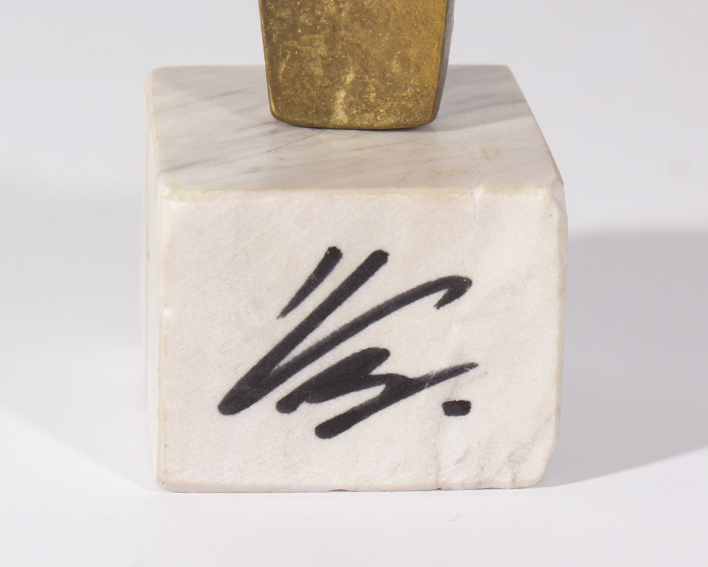 Ruth Kessler Vodicka Abstract Miniature Brass Sculpture